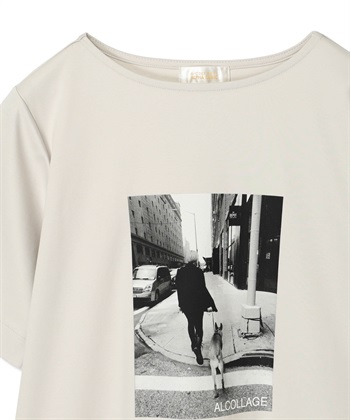 A/C DESIGN BY ALPHA CUBIC 【アルコラージュ】ボートネックフォトＴシャツ【接触冷感・UVカット】_subthumb_18