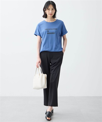 A/C DESIGN BY ALPHA CUBIC 【アルコラージュ】ロゴチュニックＴシャツ【接触冷感・UVカット】_subthumb_9