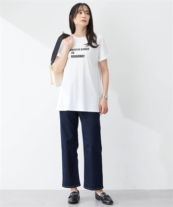A/C DESIGN BY ALPHA CUBIC 【アルコラージュ】ロゴチュニックＴシャツ【接触冷感・UVカット】_subthumb_10