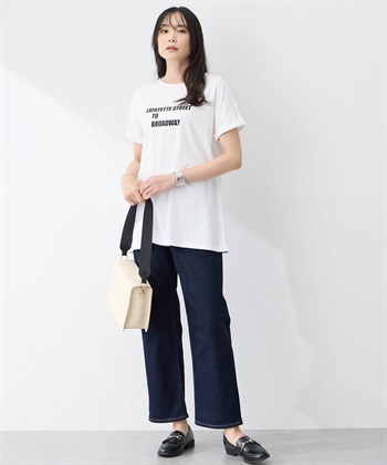 A/C DESIGN BY ALPHA CUBIC 【アルコラージュ】ロゴチュニックＴシャツ【接触冷感・UVカット】_subthumb_11