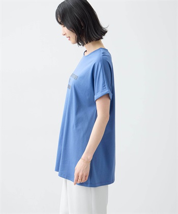 A/C DESIGN BY ALPHA CUBIC 【アルコラージュ】ロゴチュニックＴシャツ【接触冷感・UVカット】_subthumb_13