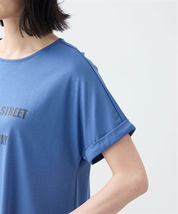 A/C DESIGN BY ALPHA CUBIC 【アルコラージュ】ロゴチュニックＴシャツ【接触冷感・UVカット】_subthumb_16