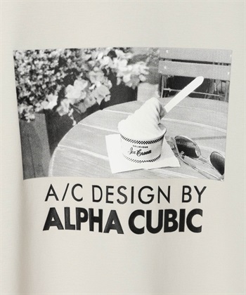 A/C DESIGN BY ALPHA CUBIC 【アルコラージュ】モックネックフォトＴシャツ【接触冷感・UVカット】_subthumb_23