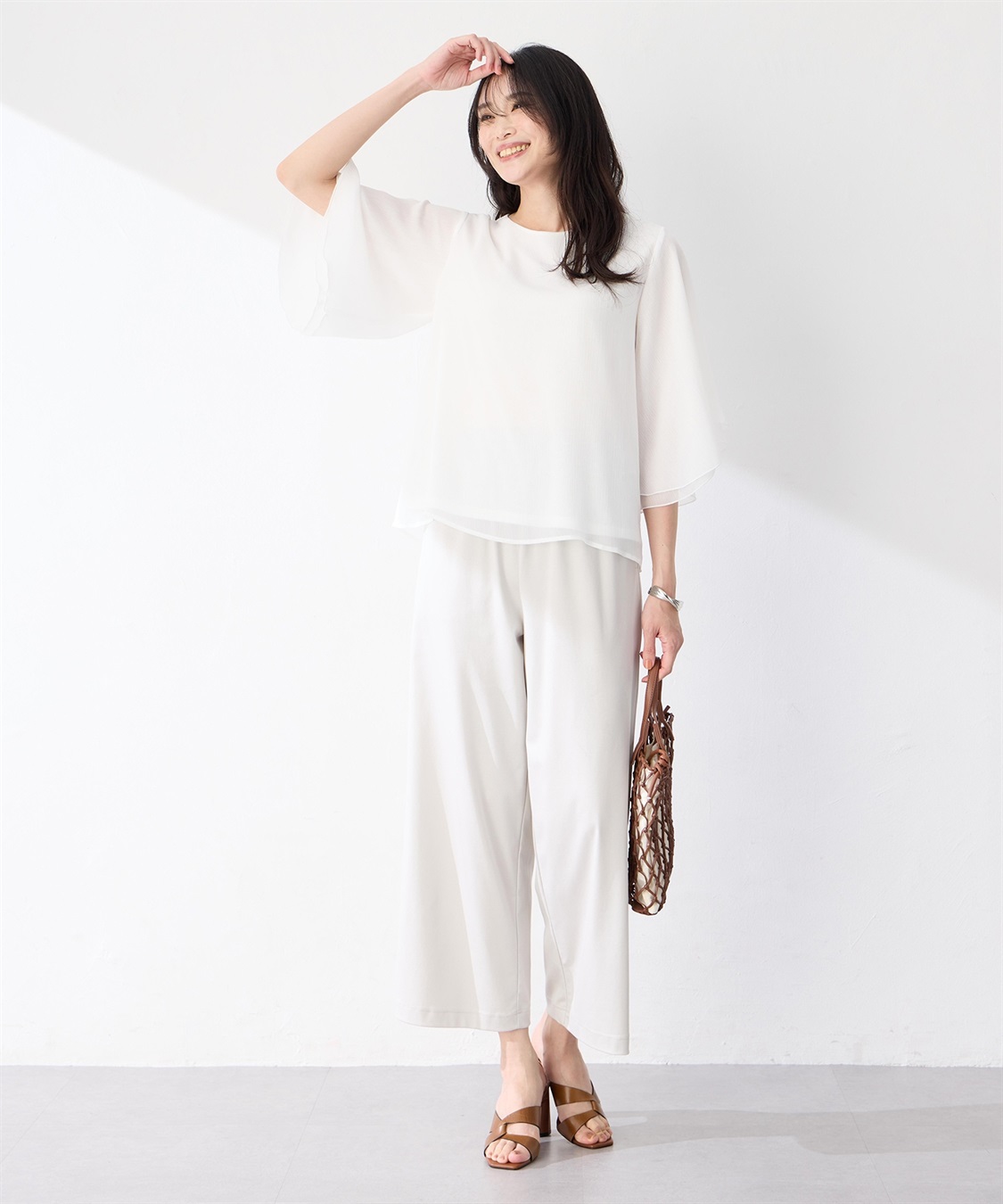 A/C DESIGN BY ALPHA CUBIC シアーケープスリーブプルオーバー_sub_7