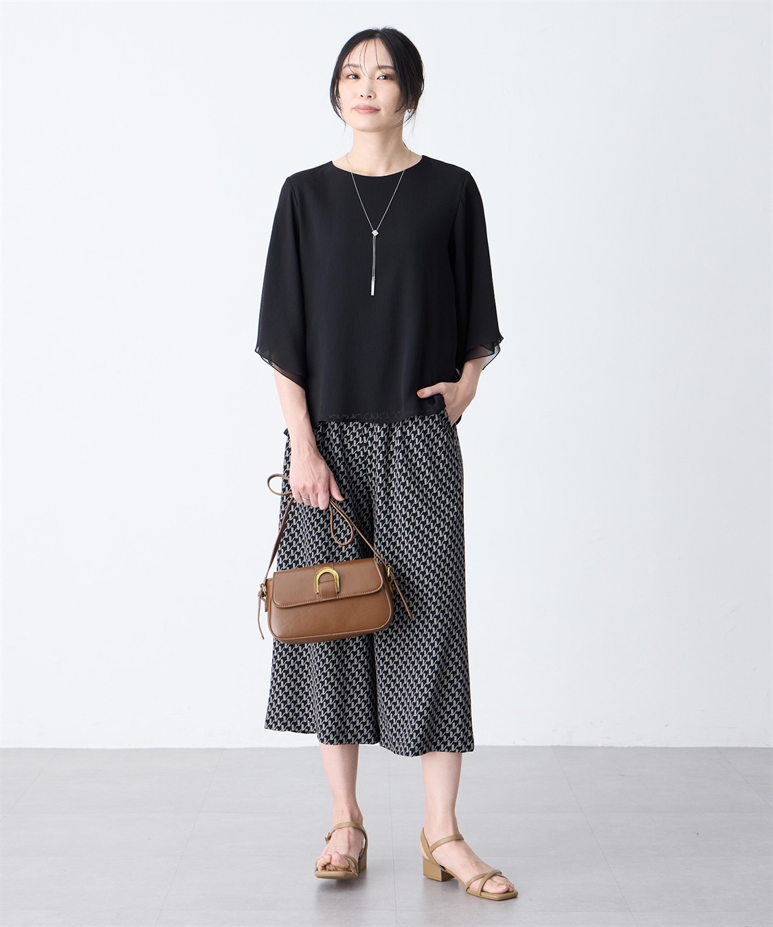 A/C DESIGN BY ALPHA CUBIC シアーケープスリーブプルオーバー_sub_9