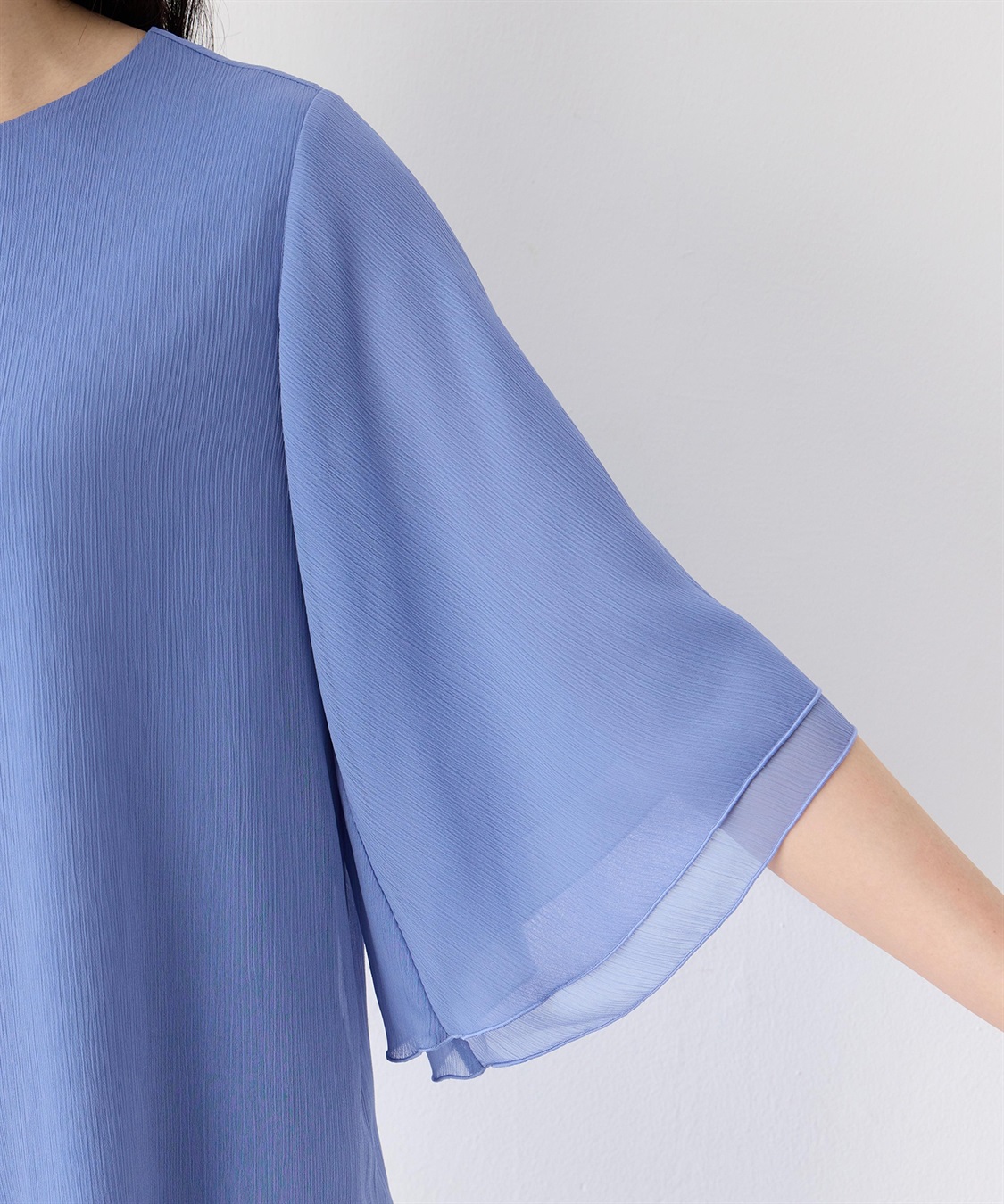 A/C DESIGN BY ALPHA CUBIC シアーケープスリーブプルオーバー_sub_14