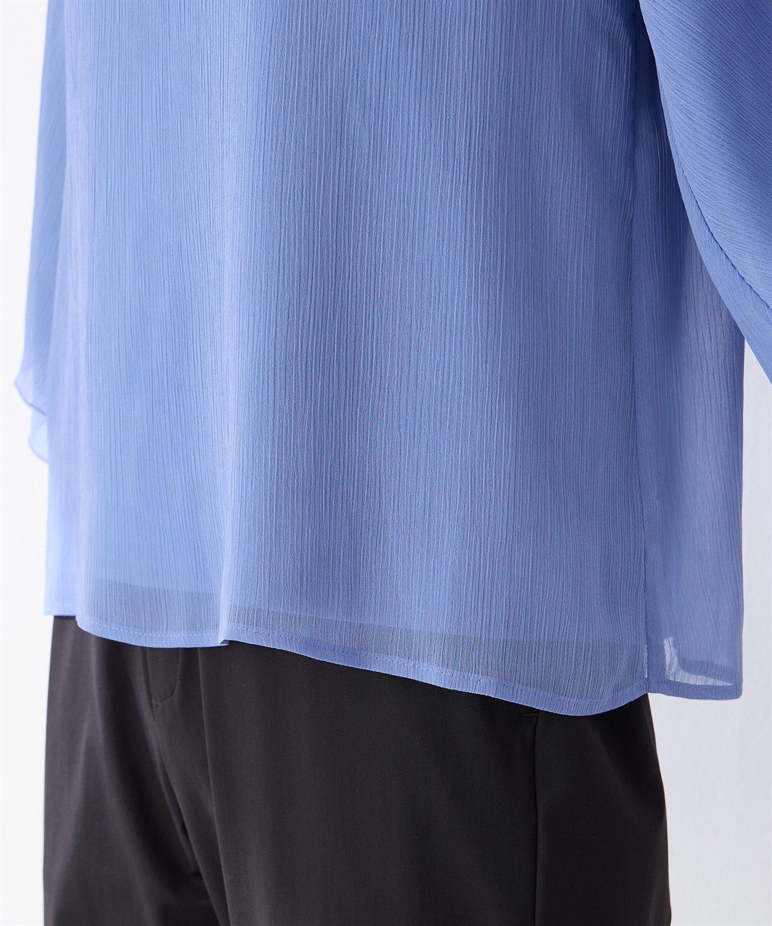 A/C DESIGN BY ALPHA CUBIC シアーケープスリーブプルオーバー_sub_15