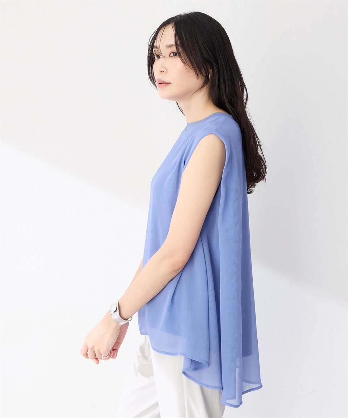 A/C DESIGN BY ALPHA CUBIC シアータックチュニックトップス_sub_3