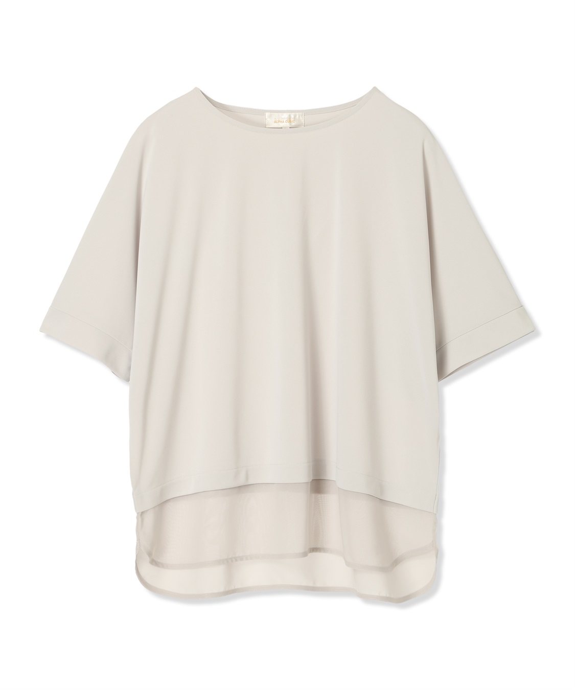 A/C DESIGN BY ALPHA CUBIC 裾シアーレイヤード風プルオーバー【接触冷感・UVカット】_sub_17