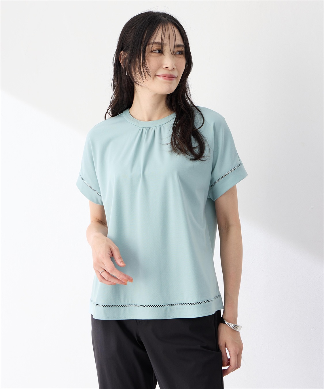 A/C DESIGN BY ALPHA CUBIC はしごレースプルオーバー【接触冷感】_sub_2