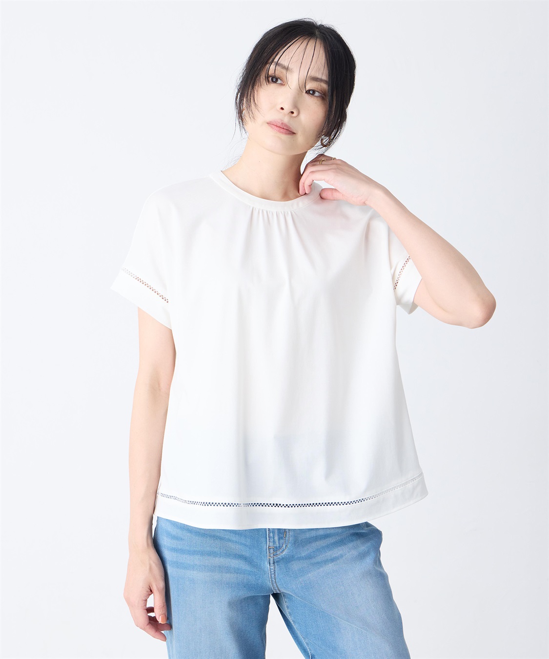 A/C DESIGN BY ALPHA CUBIC はしごレースプルオーバー【接触冷感】_sub_5