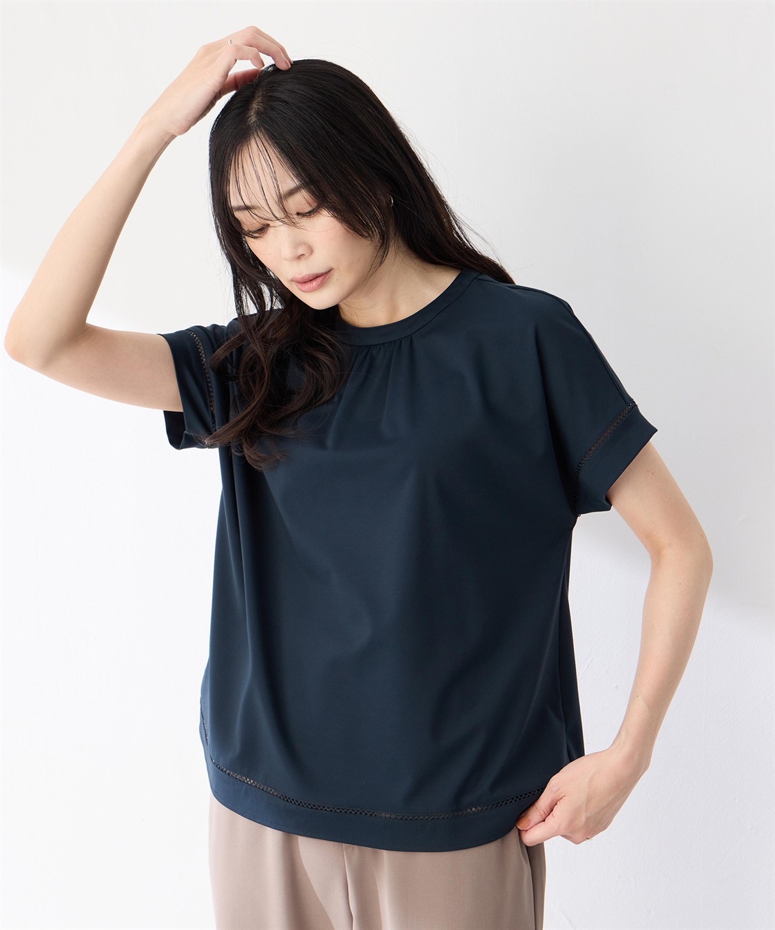 A/C DESIGN BY ALPHA CUBIC はしごレースプルオーバー【接触冷感】_sub_6