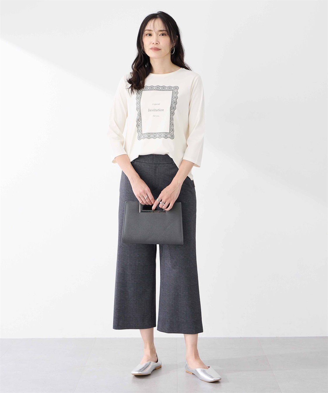 A/C DESIGN BY ALPHA CUBIC レースロゴTシャツ_sub_5