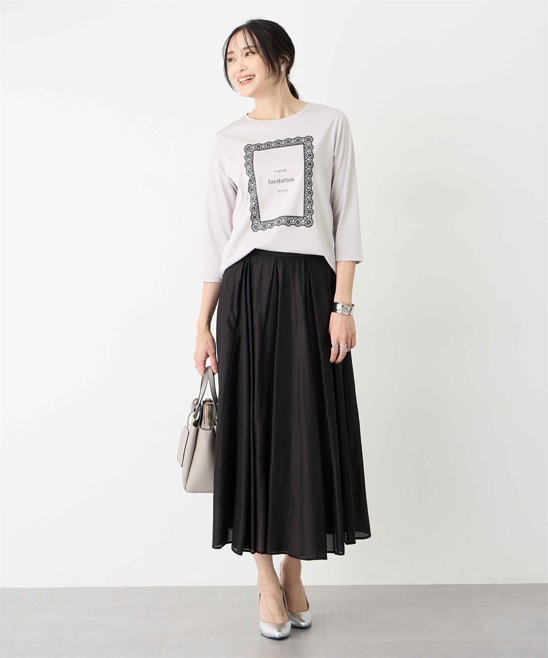 A/C DESIGN BY ALPHA CUBIC レースロゴTシャツ_sub_7