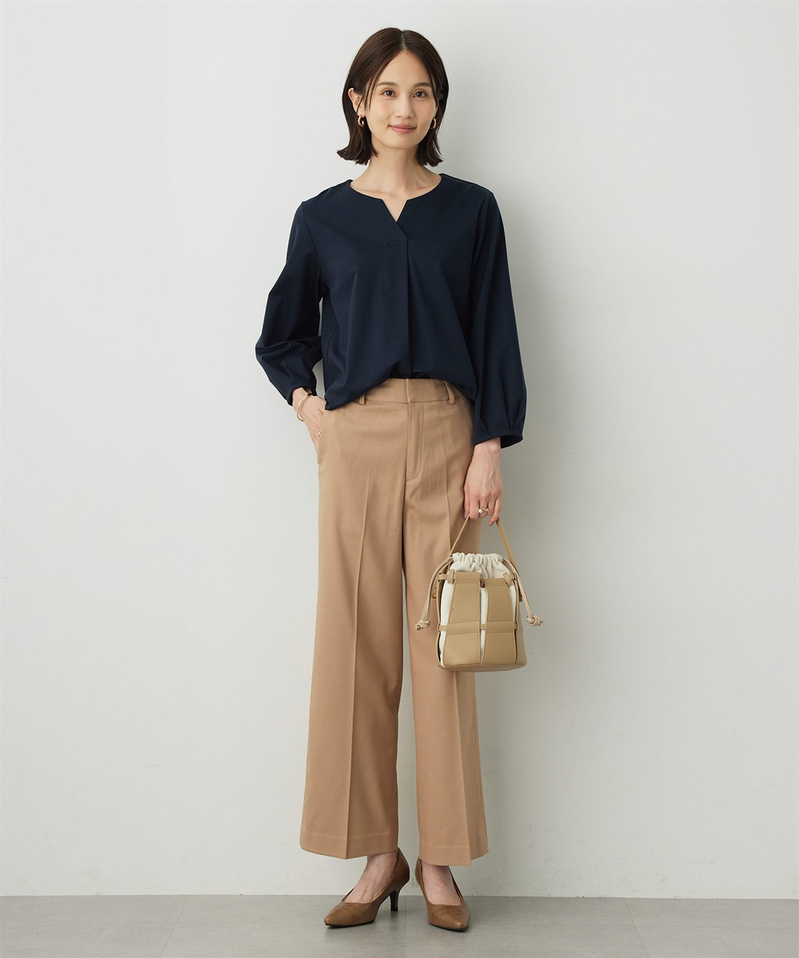 スキッパープルオーバー A/C DESIGN BY ALPHA CUBIC｜クロス