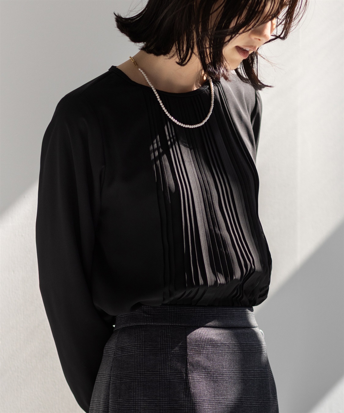 A/C DESIGN BY ALPHA CUBIC プリーツTブラウス_sub_6