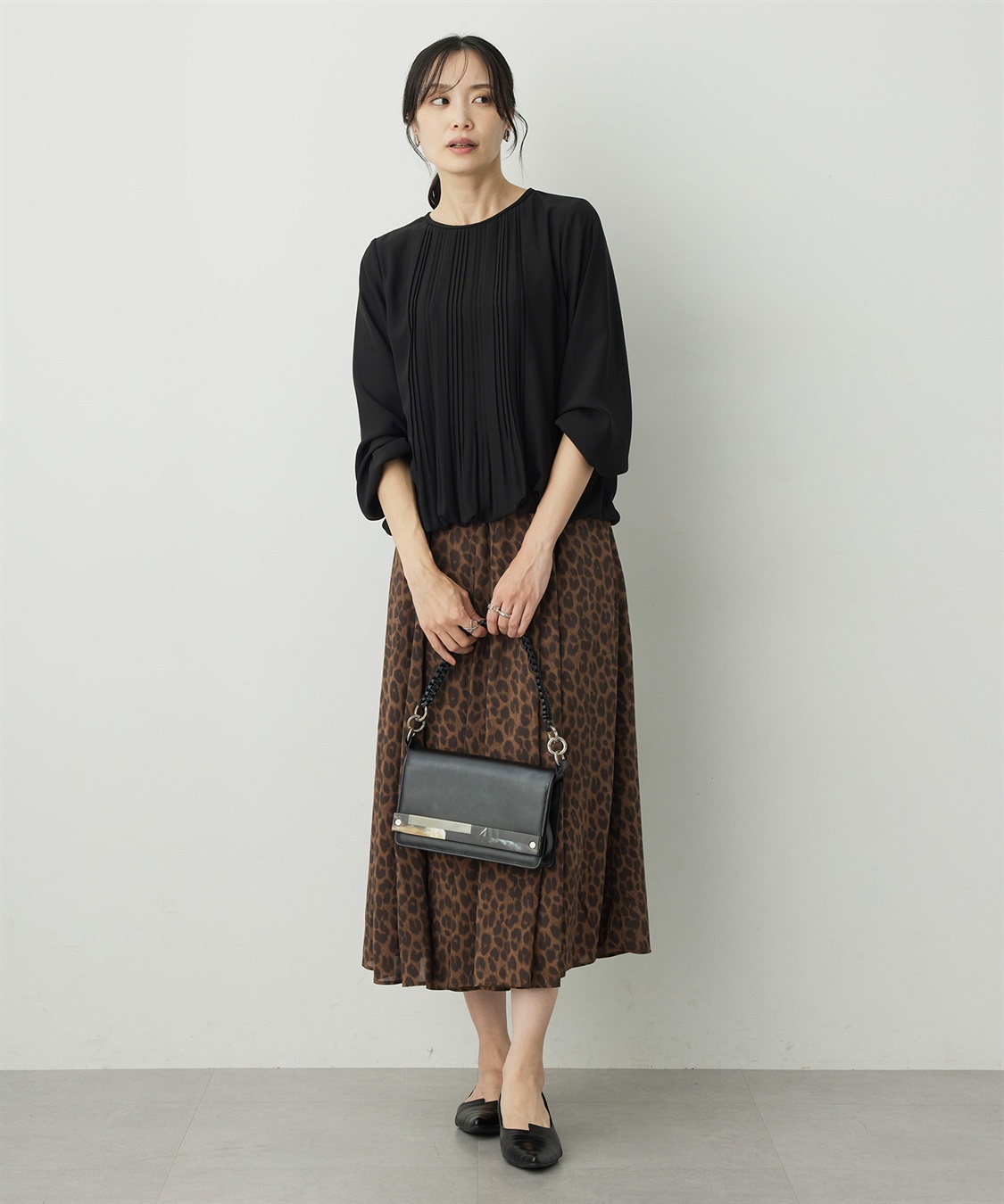 A/C DESIGN BY ALPHA CUBIC プリーツTブラウス_sub_10