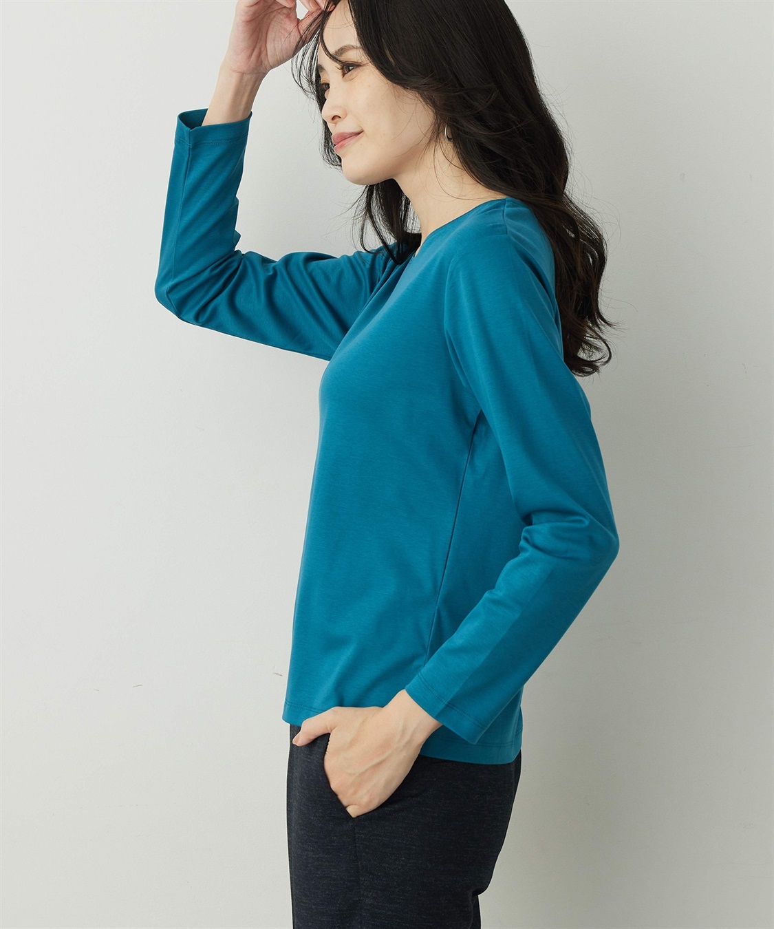 A/C DESIGN BY ALPHA CUBIC ロングスリーブTシャツ_sub_1