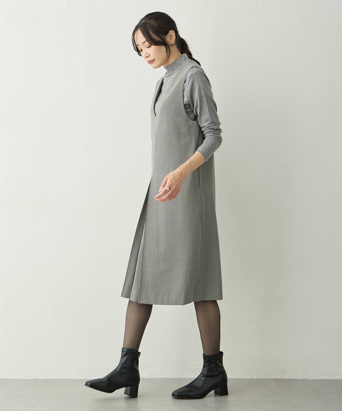 A/C DESIGN BY ALPHA CUBIC ウールミックスハイネックカットソー_sub_6