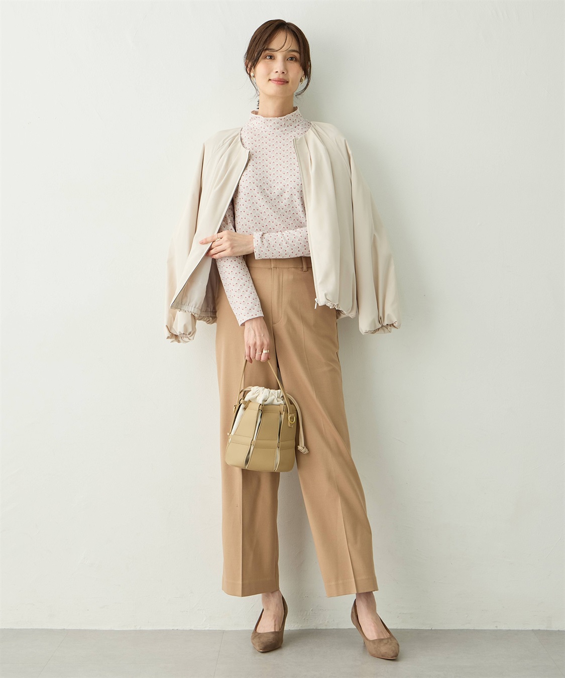 A/C DESIGN BY ALPHA CUBIC プリントハイネックカットソー_sub_9