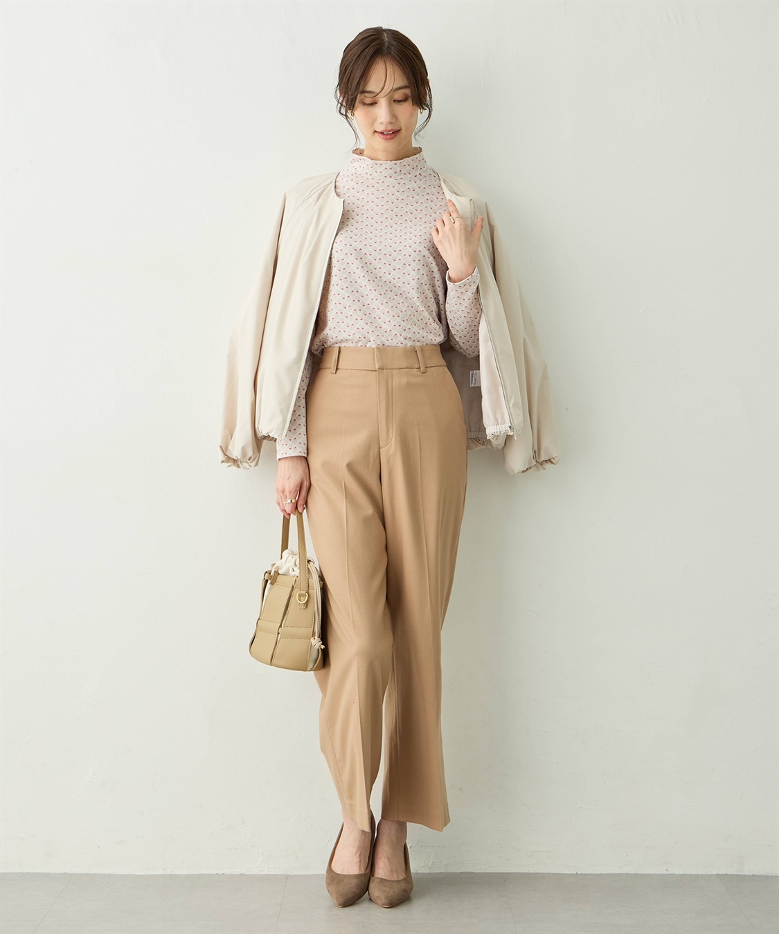 A/C DESIGN BY ALPHA CUBIC プリントハイネックカットソー_sub_10