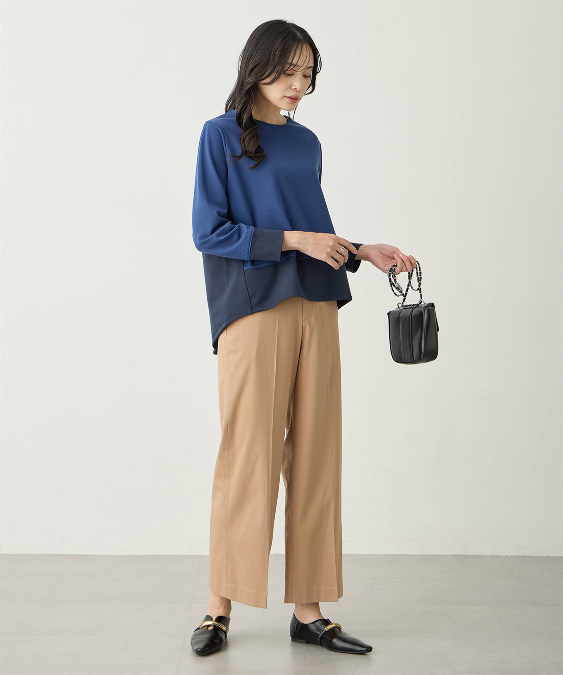 A/C DESIGN BY ALPHA CUBIC バイカラープルオーバー_sub_4