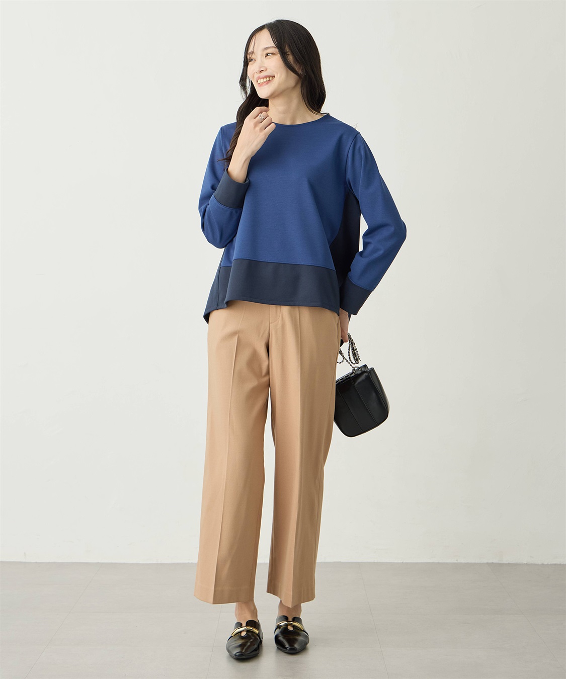 A/C DESIGN BY ALPHA CUBIC バイカラープルオーバー_sub_5