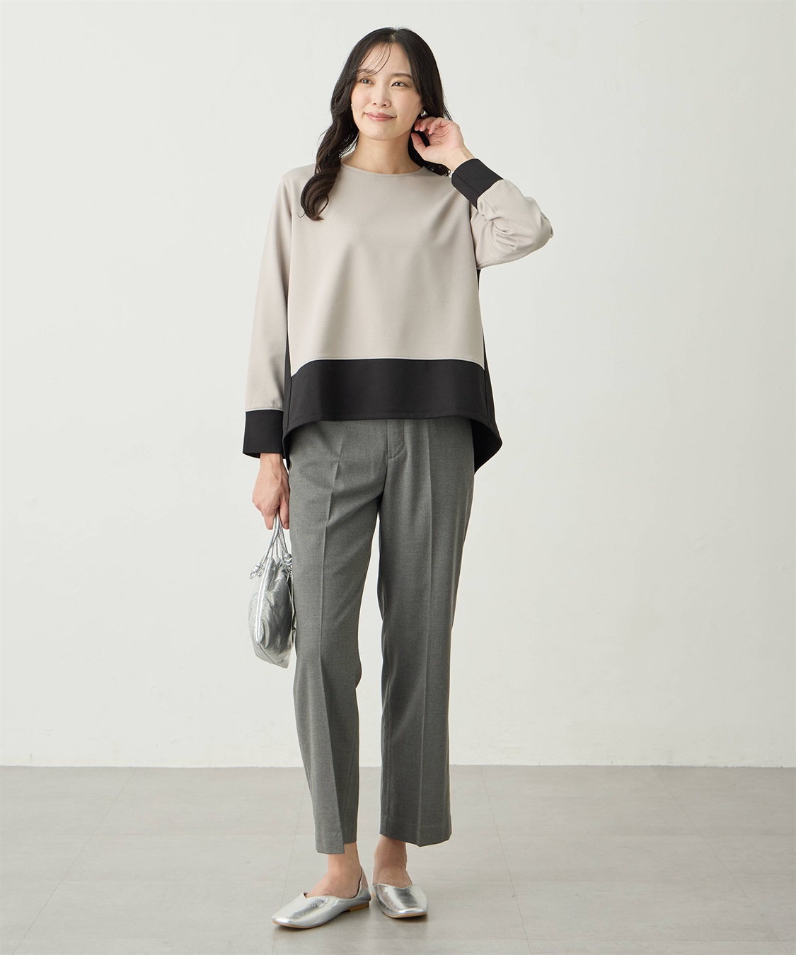 A/C DESIGN BY ALPHA CUBIC バイカラープルオーバー_sub_6