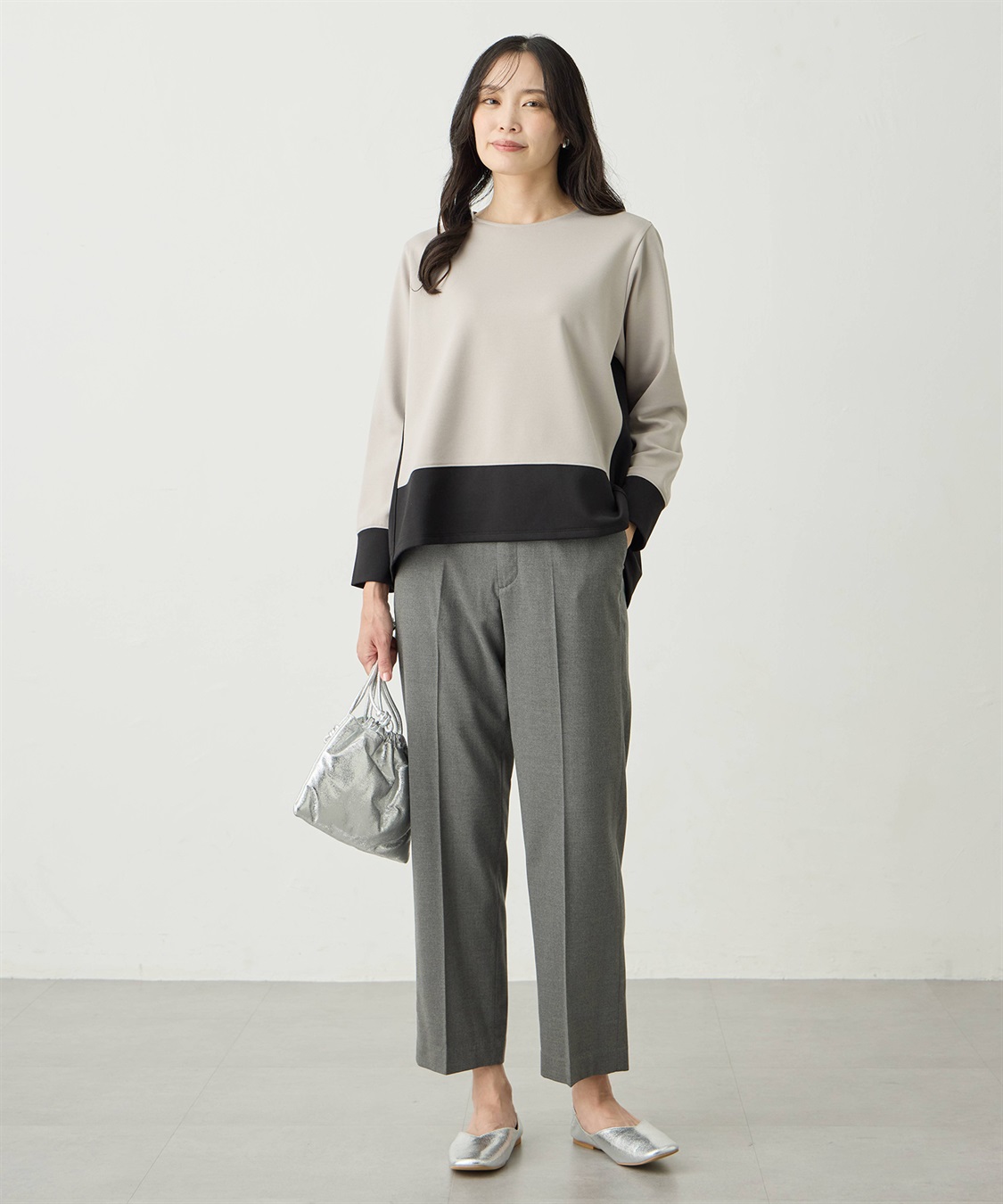 A/C DESIGN BY ALPHA CUBIC バイカラープルオーバー_sub_7