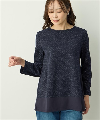 A/C DESIGN BY ALPHA CUBIC ラメジャガードチュニック_subthumb_4