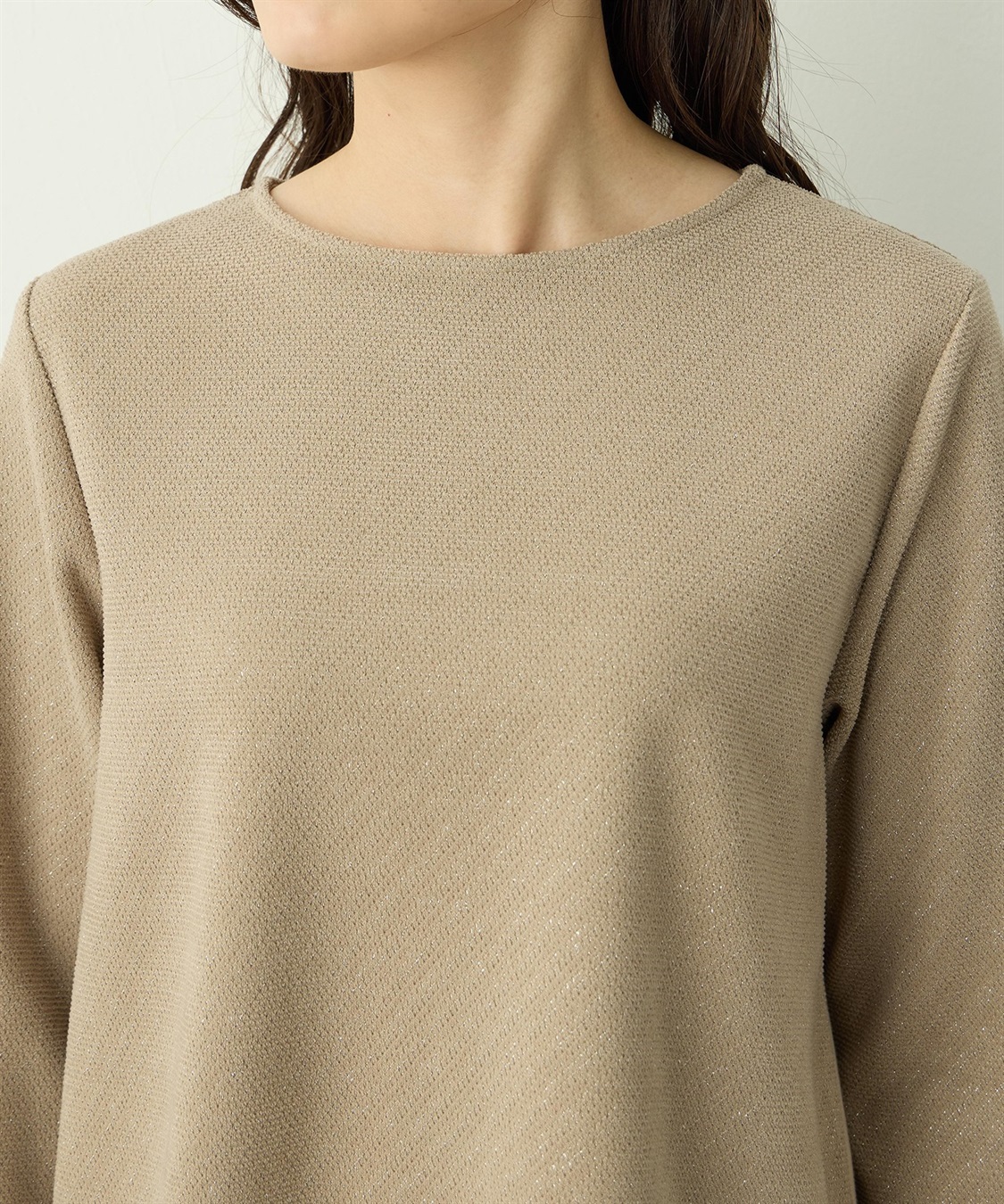 A/C DESIGN BY ALPHA CUBIC ラメジャガードチュニック_sub_12