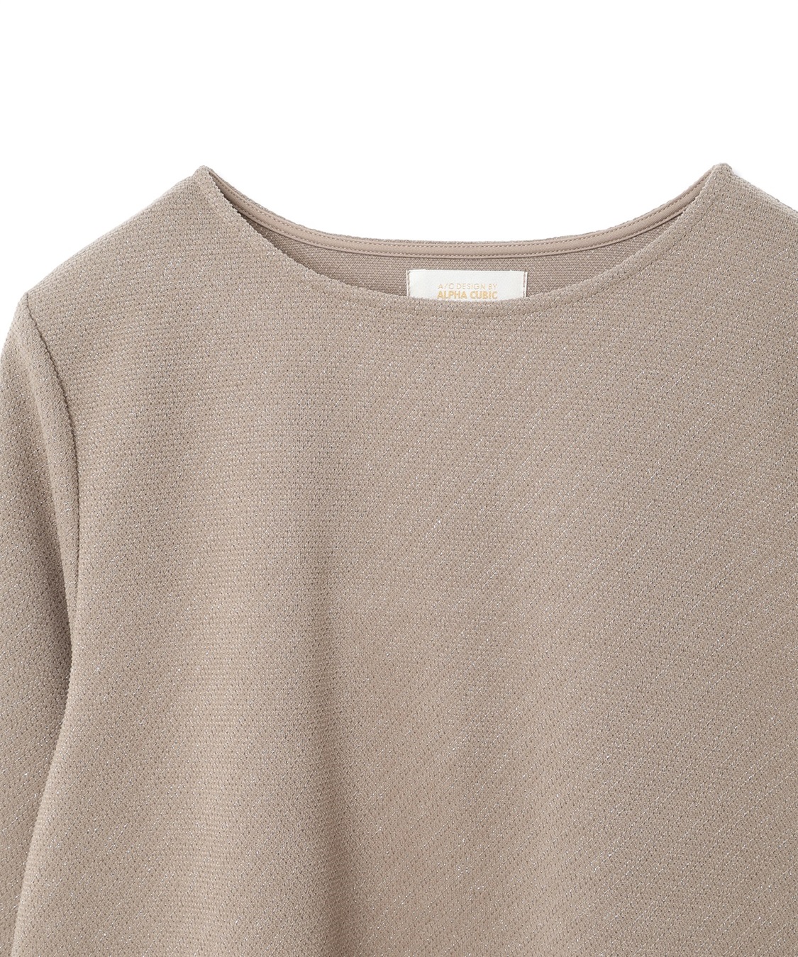 A/C DESIGN BY ALPHA CUBIC ラメジャガードチュニック_sub_17