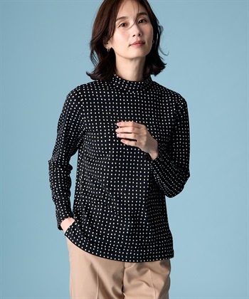 A/C DESIGN BY ALPHA CUBIC プリントハイネックプルオーバー_subthumb_4