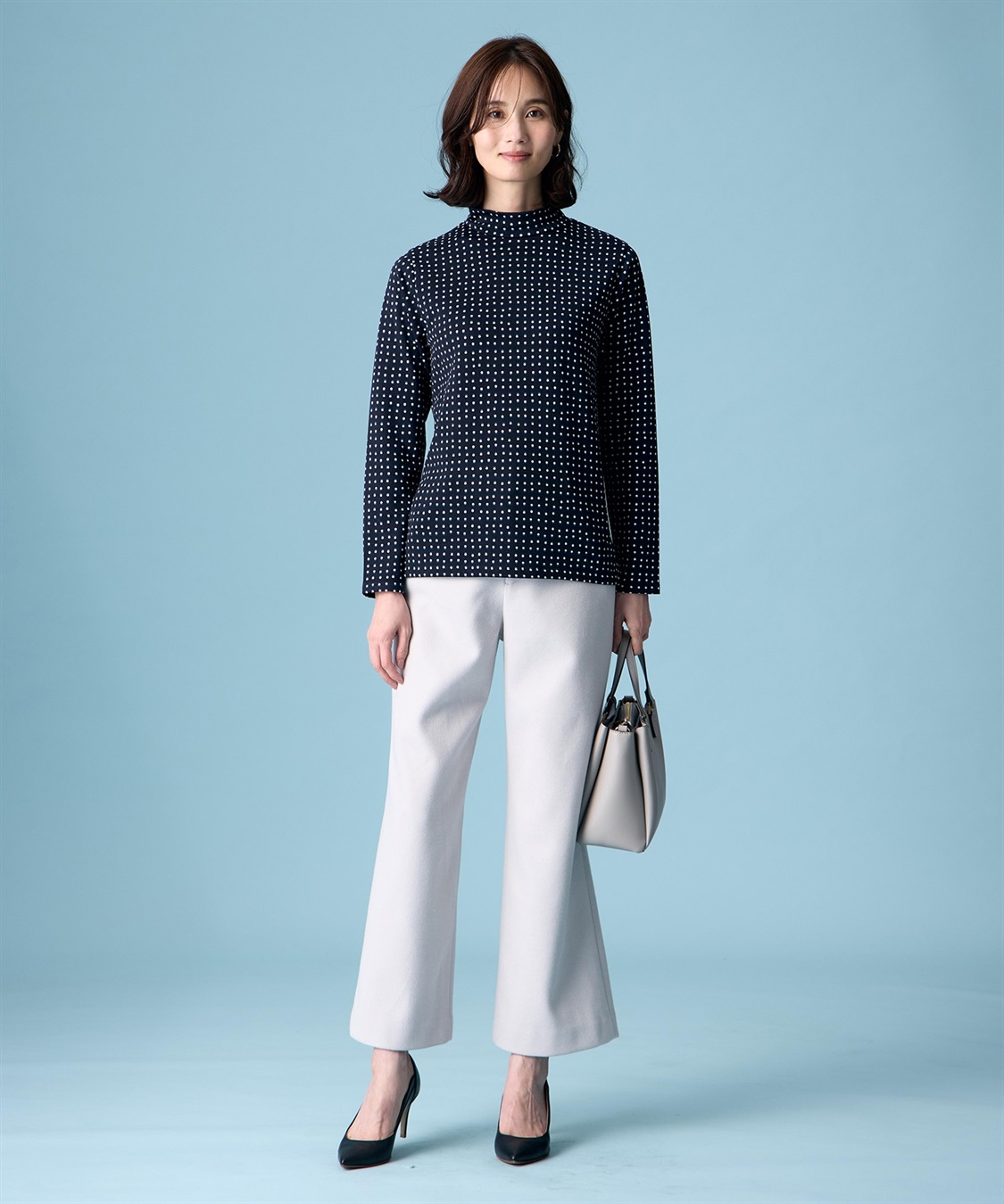 A/C DESIGN BY ALPHA CUBIC プリントハイネックプルオーバー_sub_8