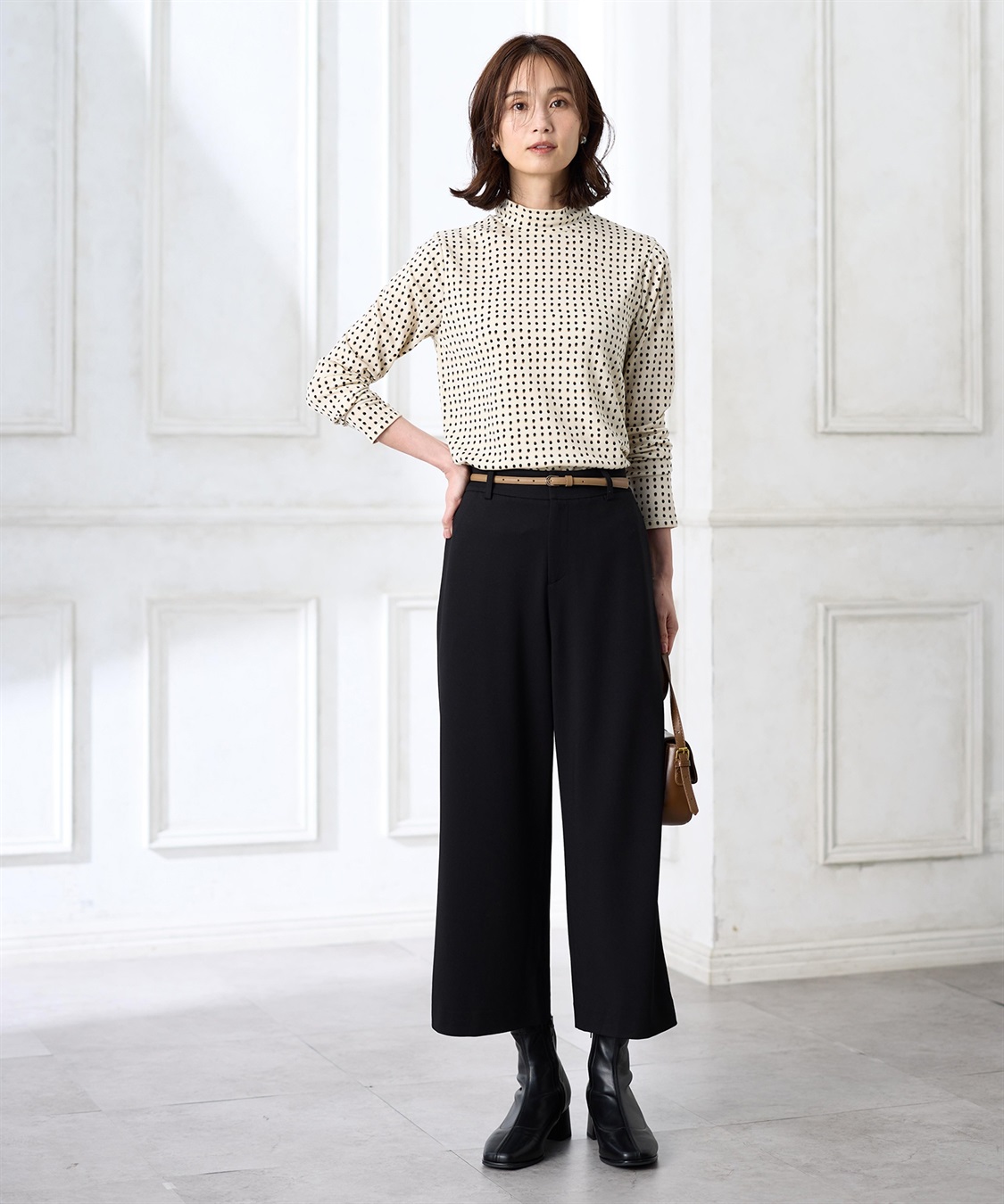 A/C DESIGN BY ALPHA CUBIC プリントハイネックプルオーバー_sub_10