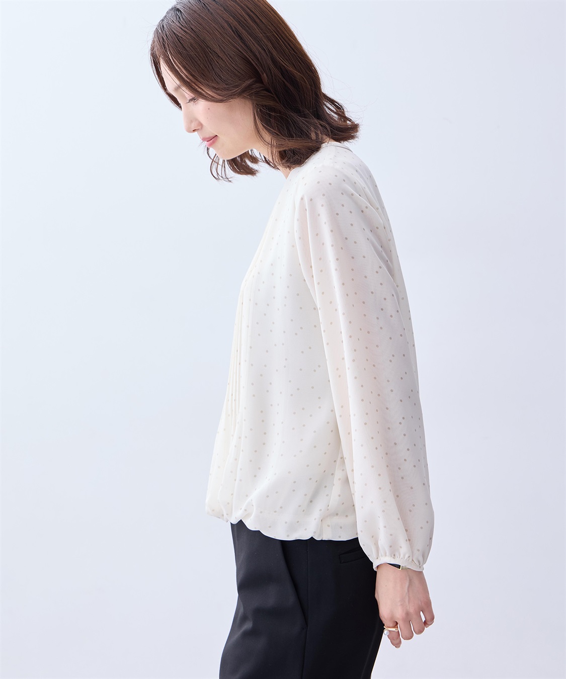 A/C DESIGN BY ALPHA CUBIC プリーツTブラウス_sub_3