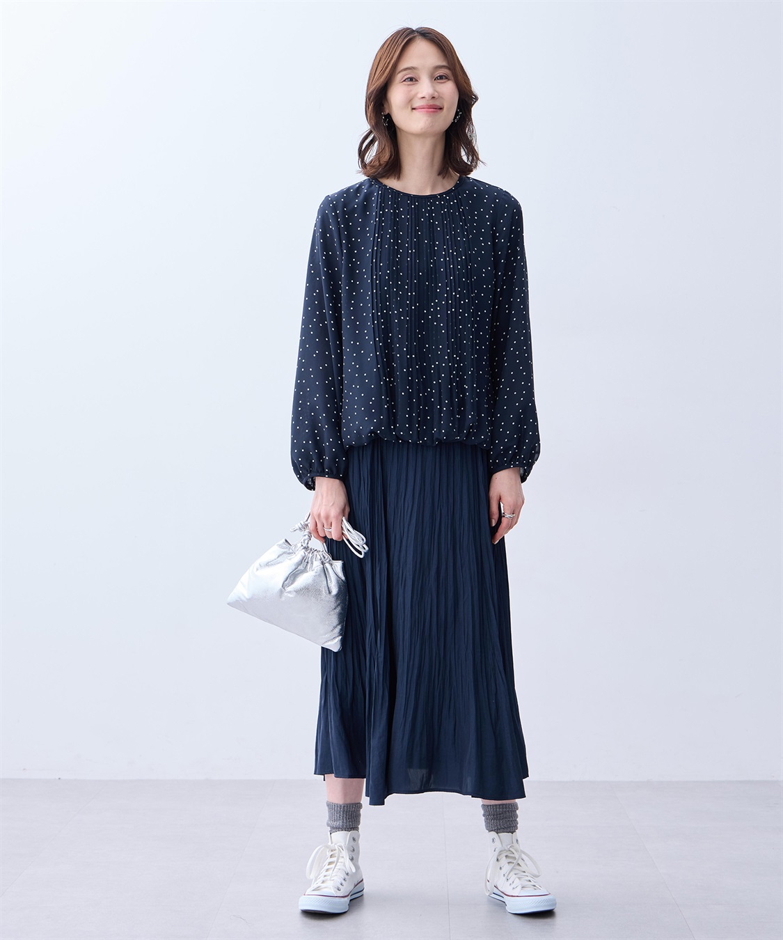 A/C DESIGN BY ALPHA CUBIC プリーツTブラウス_sub_8