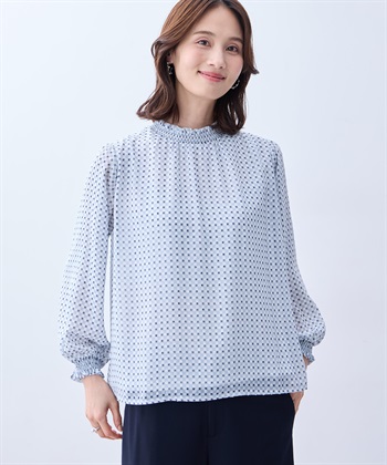 A/C DESIGN BY ALPHA CUBIC ジャガードTブラウス_subthumb_3