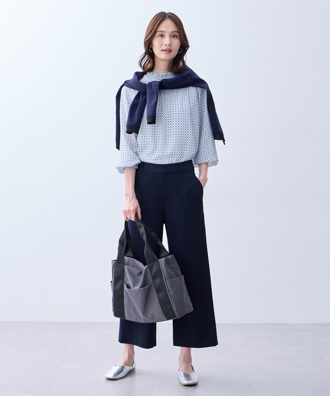 A/C DESIGN BY ALPHA CUBIC ジャガードTブラウス_sub_5