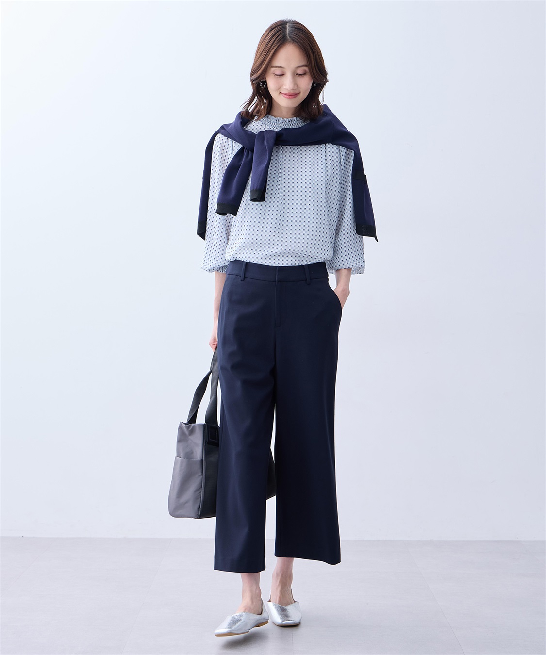 A/C DESIGN BY ALPHA CUBIC ジャガードTブラウス_sub_6