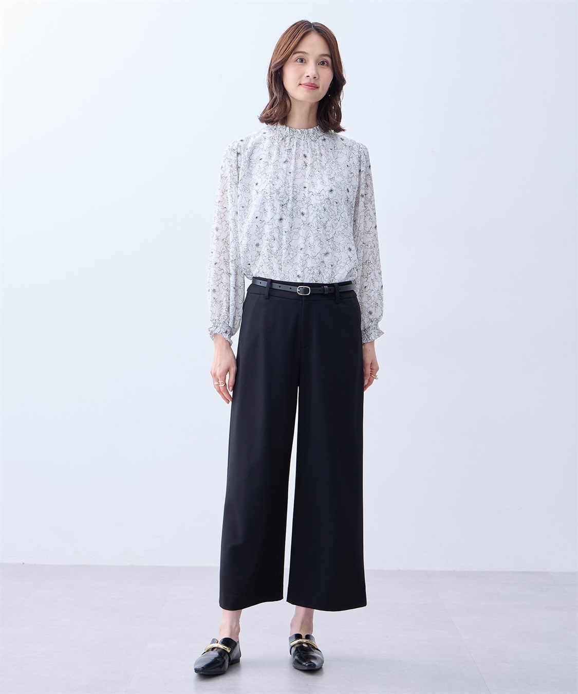 A/C DESIGN BY ALPHA CUBIC ジャガードTブラウス_sub_8