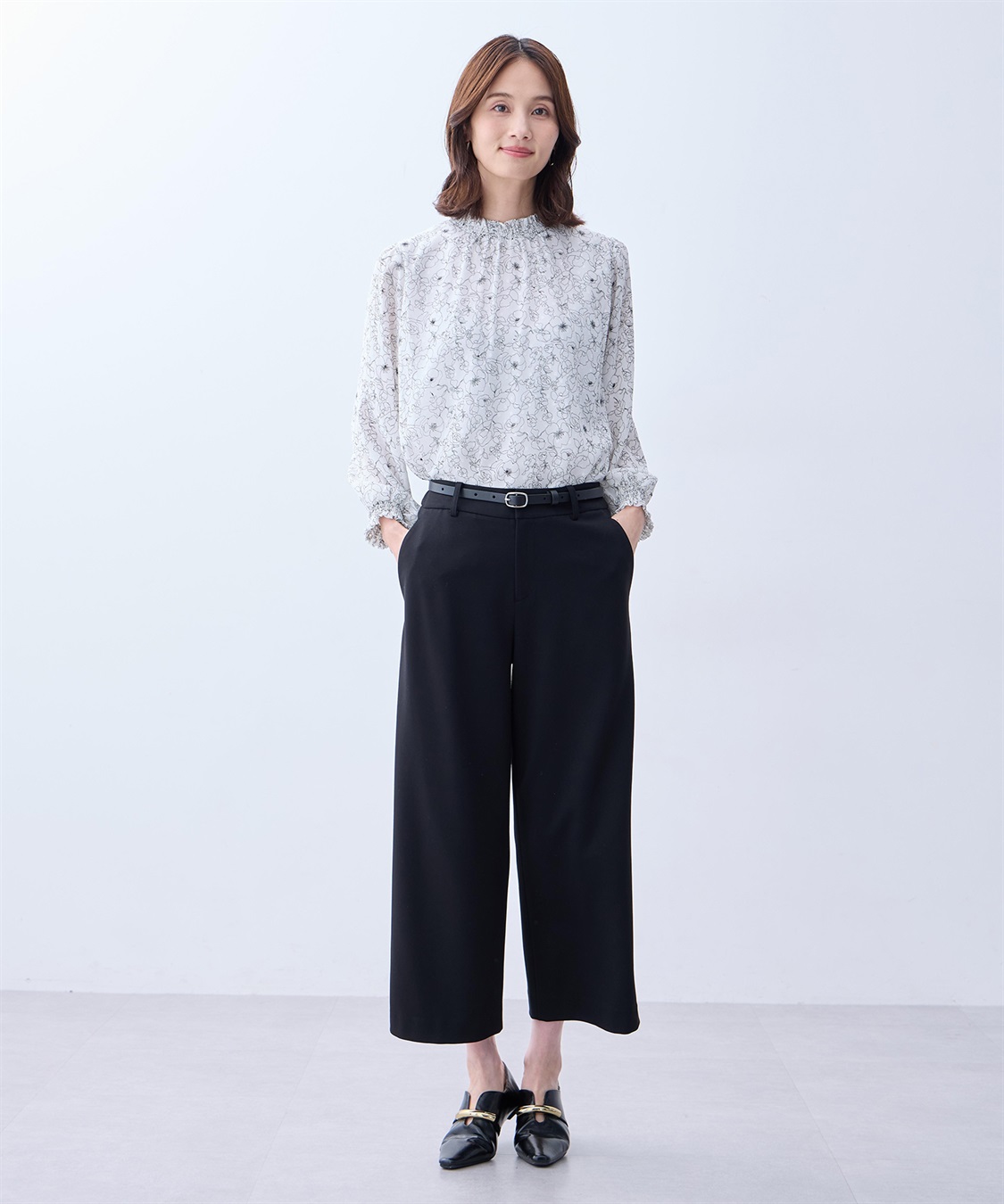 A/C DESIGN BY ALPHA CUBIC ジャガードTブラウス_sub_9