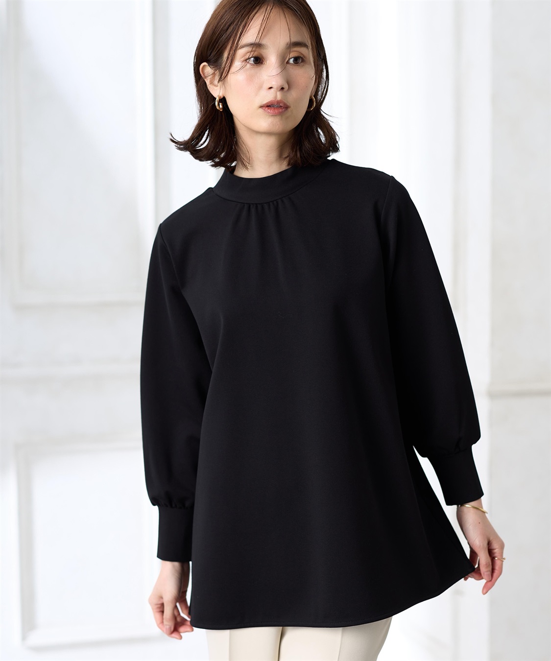 A/C DESIGN BY ALPHA CUBIC ハイネックチュニック_sub_7