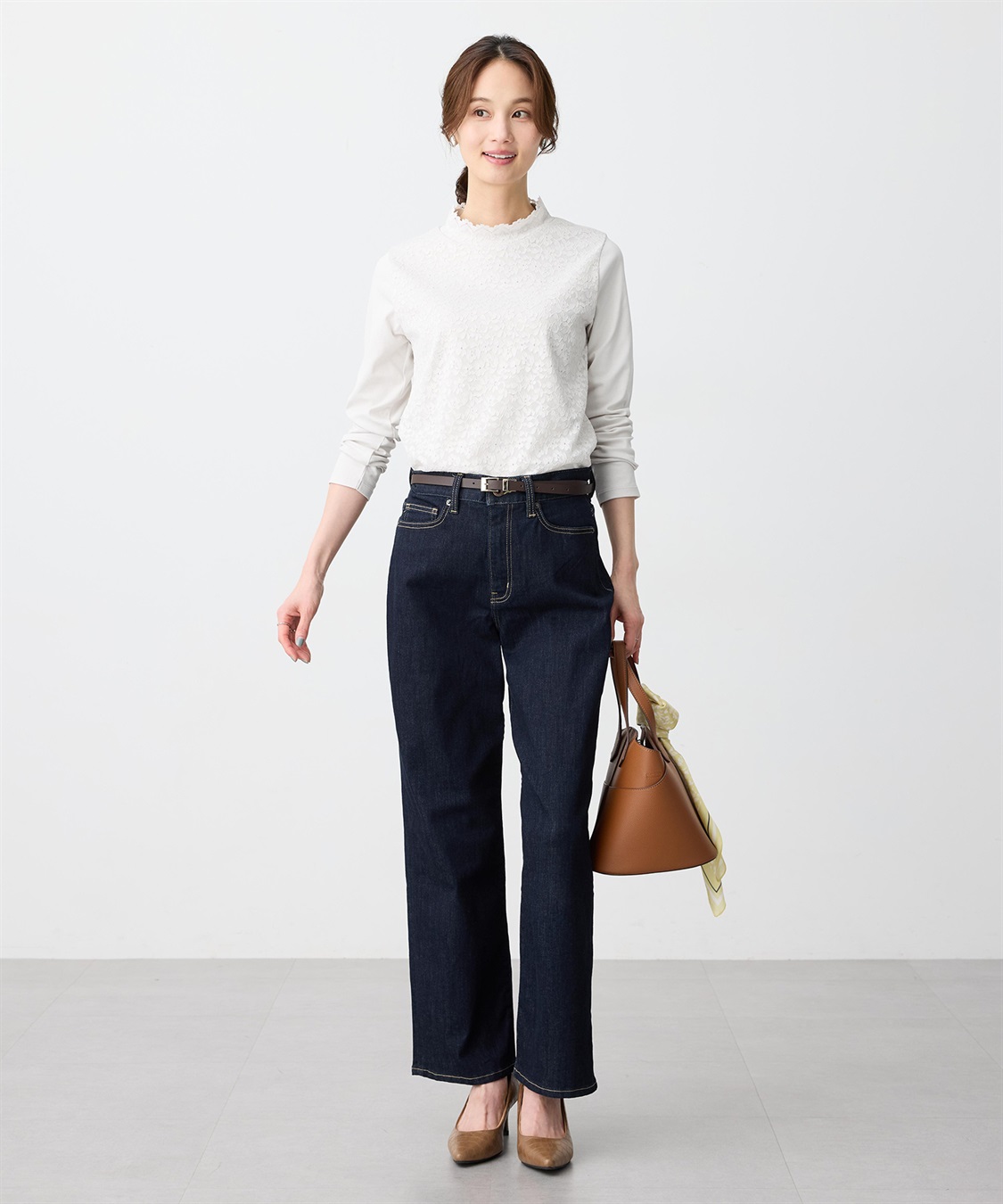 A/C DESIGN BY ALPHA CUBIC フロントレースハイネックプルオーバー_sub_9