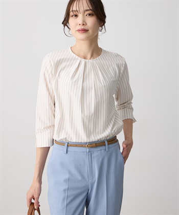 A/C DESIGN BY ALPHA CUBIC ストライプタックプルオーバー_subthumb_2