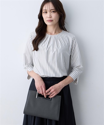 A/C DESIGN BY ALPHA CUBIC ストライプタックプルオーバー_subthumb_7