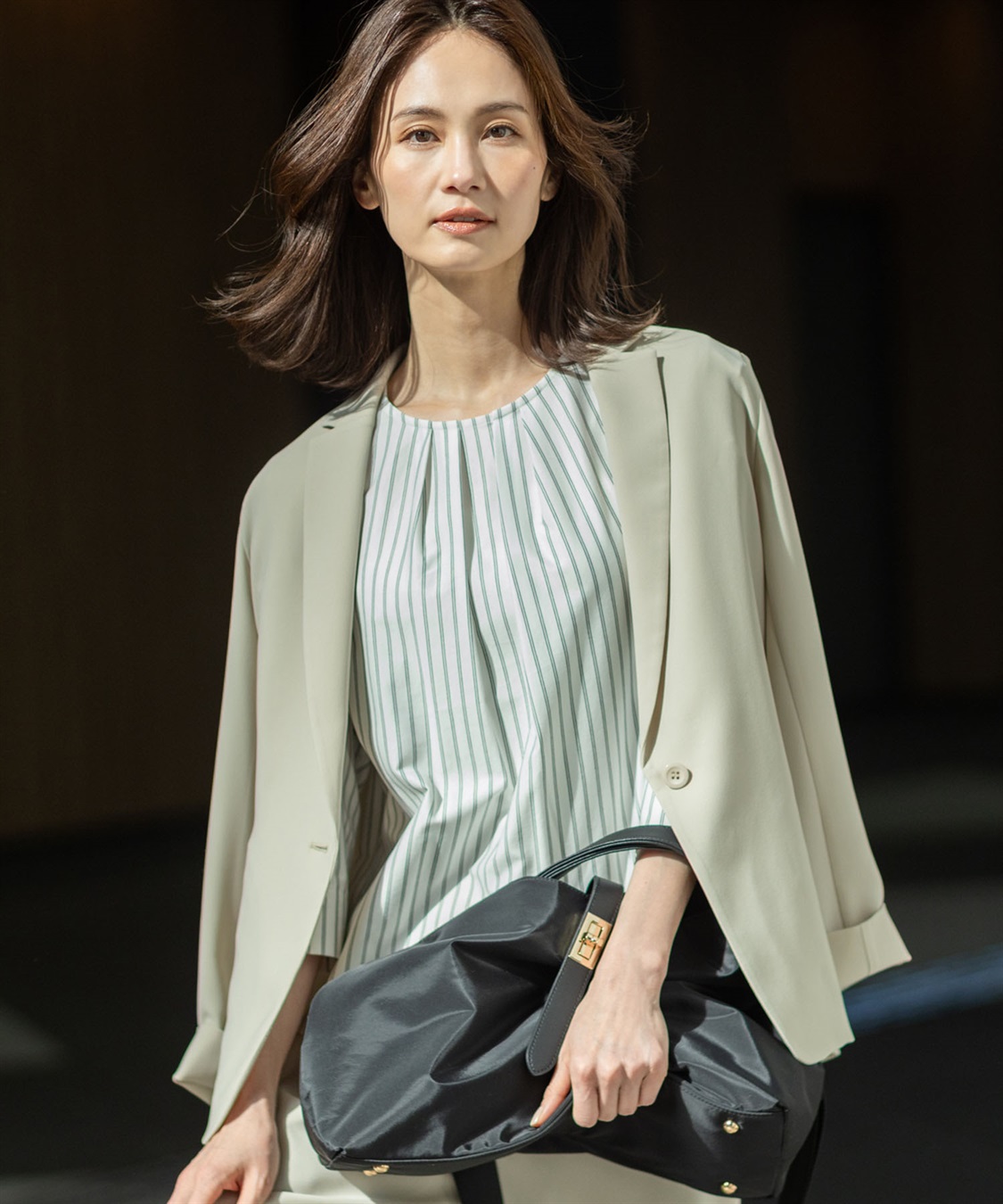 A/C DESIGN BY ALPHA CUBIC ストライプタックプルオーバー_sub_9