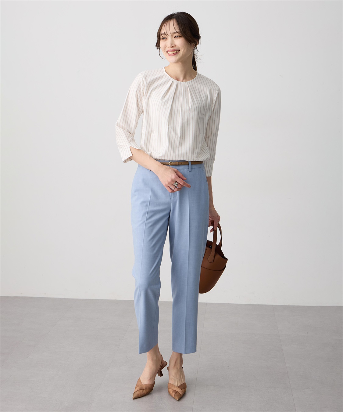 A/C DESIGN BY ALPHA CUBIC ストライプタックプルオーバー_sub_14