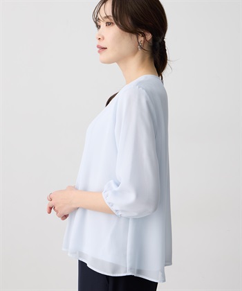 A/C DESIGN BY ALPHA CUBIC シフォンプリーツＴブラウス_subthumb_6