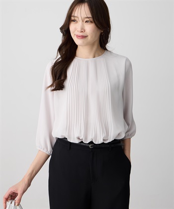 A/C DESIGN BY ALPHA CUBIC シフォンプリーツＴブラウス_subthumb_12